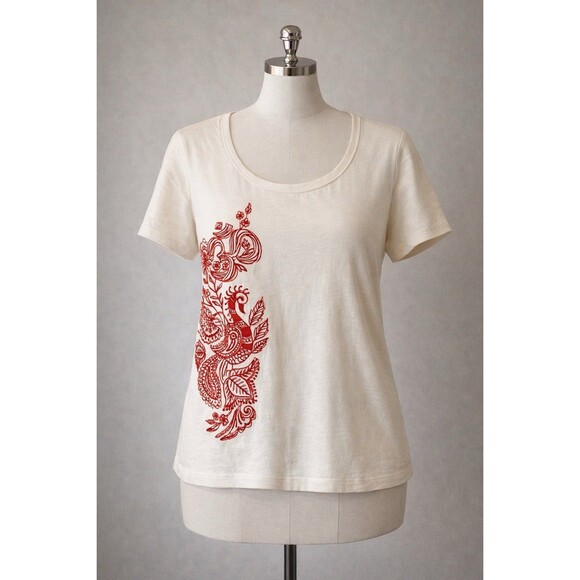 Lucky Brand Tops - Women's Lucky Brand 100% Cotton Scoop Neck T-Shirt - Size M